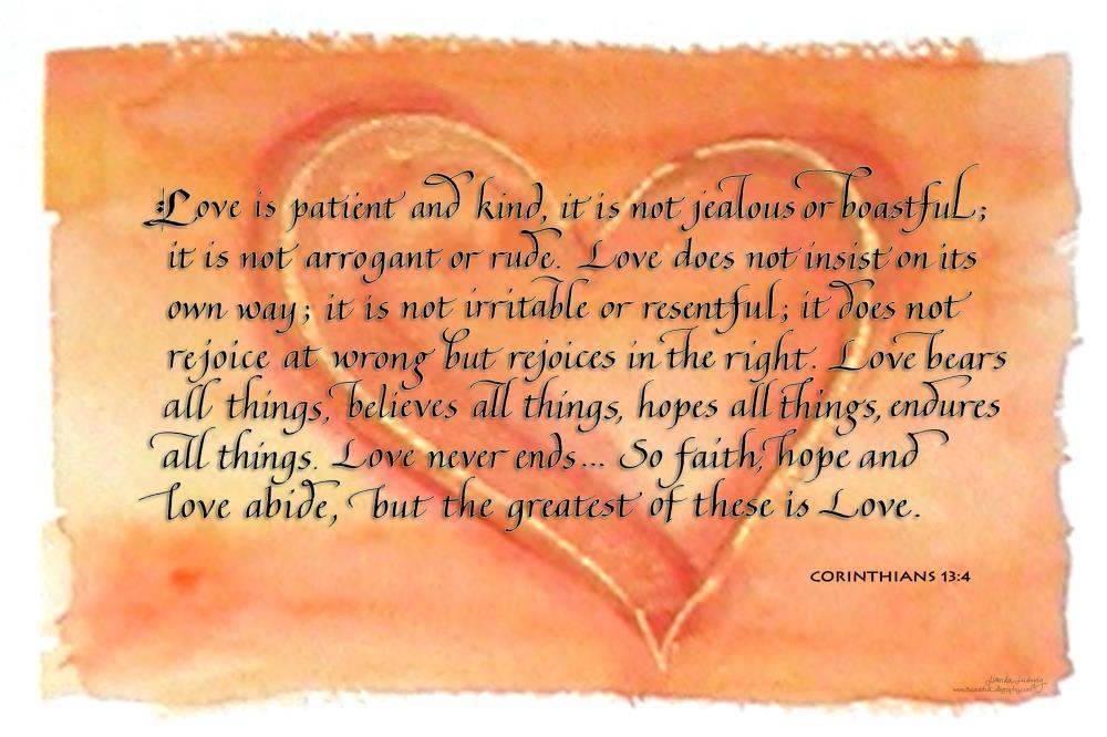 Heart-Corinthians-Love is Patient